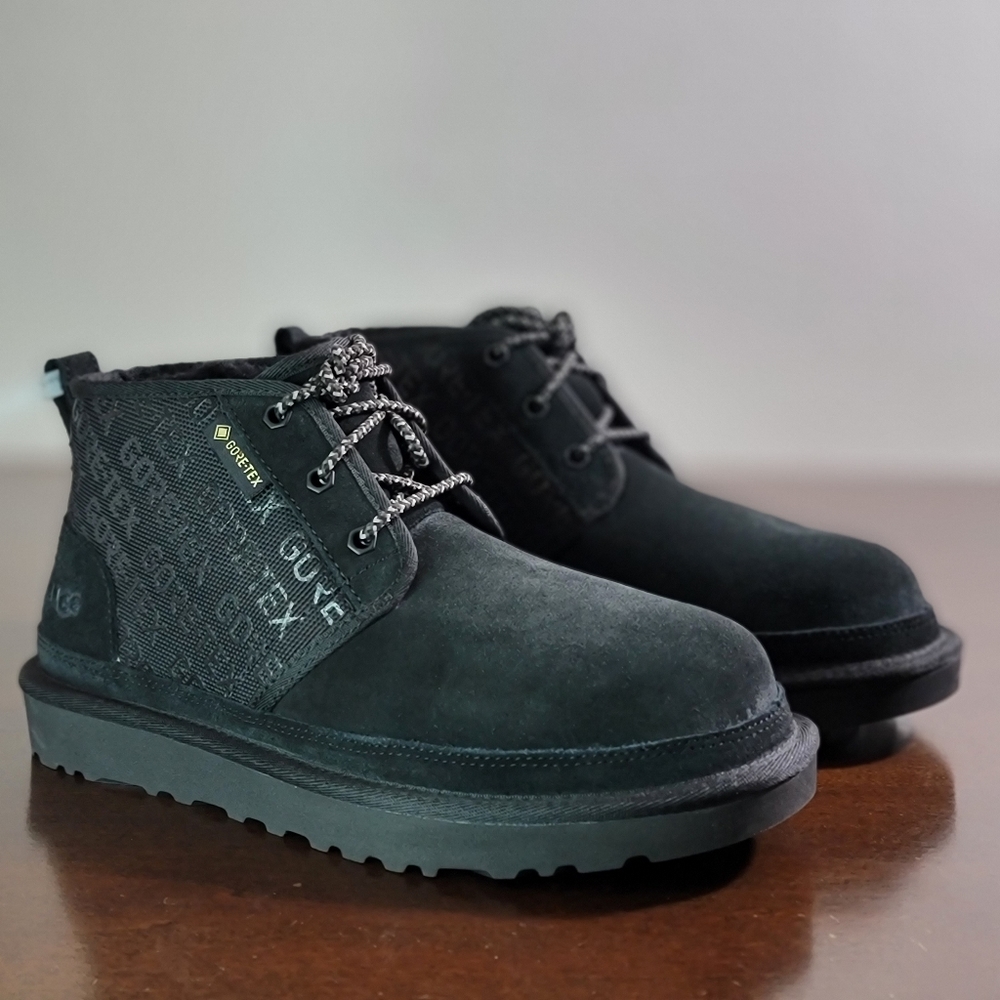 UGG Black Waterproof GORE-TEX Ankle Boots - Picture 4 of 14